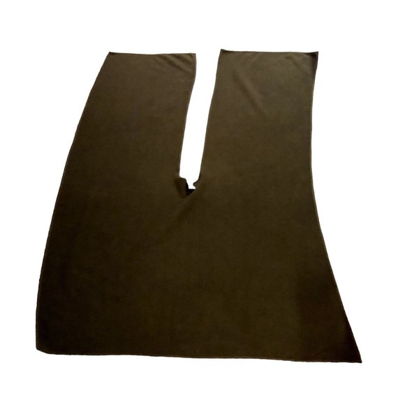 Woolrich Wrap Womens One Size Brown Pink Plaid Reversible - Picture 4 of 11